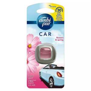 AMBI PUR Car Flowers & Spring připínací osvěžovač vzduchu 2 ml