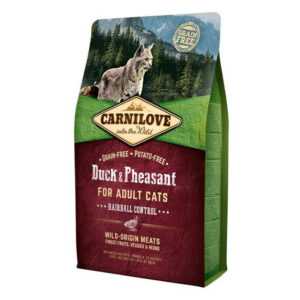 CARNILOVE Duck & Pheasant Hairball Contr granule pro kočky 1 ks