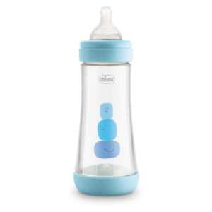 CHICCO Láhev kojenecká Perfect 5 silikon Chlapec 300 ml