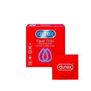 DUREX Feel Thin Extra Lubricated 3 ks