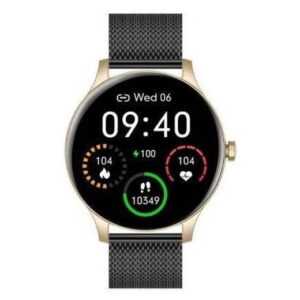 GARETT ELECTRONICS Smartwatch Classy zlato-černá ocel chytré hodinky