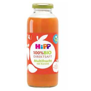 HIPP 100% BIO JUICE Ovocná šťáva s karotkou 330 ml