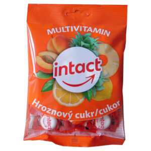 INTACT Hroznový cukr MULTIVITAMIN pastilky 75 g