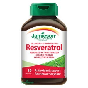 JAMIESON Resveratrol 50mg extrakt z červeného vína 30 kapslí