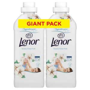 LENOR Sensitive Cotton Aviváž 2 x 1200 ml 96 Praní