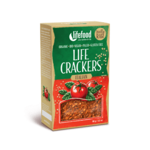 LIFEFOOD Life crackers Italské RAW BIO 90 g