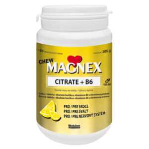 MAGNEX Citrate 375 mg a vitamin B6 100 žvýkacích tablet