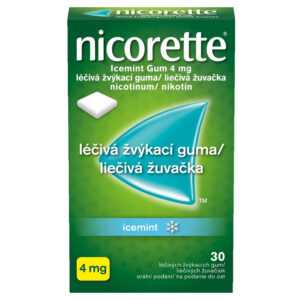 NICORETTE Icemint 4 mg Léčivá žvýkací guma 30 kusů