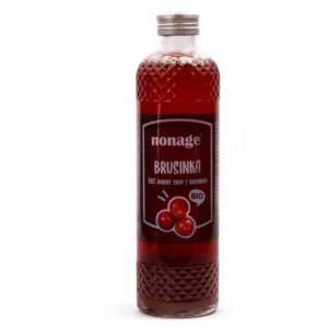 NONAGE Brusinkový ovocný sirup 250 ml BIO