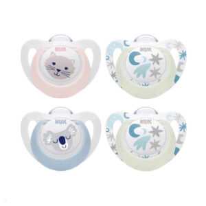 NUK Star day&night dudlík 0-6 m 2ks