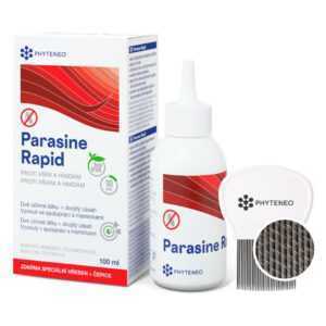 PHYTENEO Parasine rapid 100 ml speciální hřeben a čepice