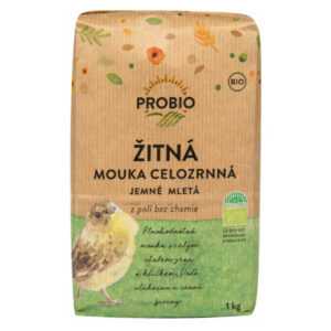 PROBIO Mouka žitná celozrnná jemně mletá BIO 1 kg