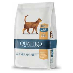 QUATTRO Dry Premium all Breed Adult drůbež granule pro kočky 1