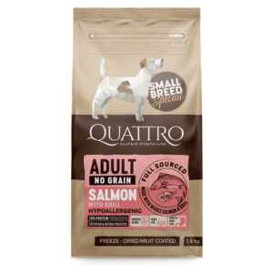 QUATTRO Dry SB Adult Losos & Krill granule pro psy 1 ks