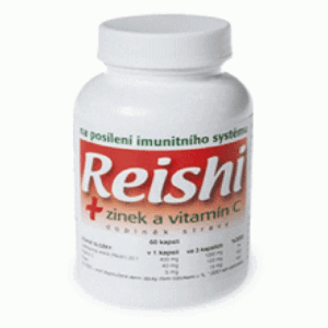 NATURAVITA Reishi + zinek + vitamin C 60 kapslí