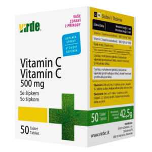 VIRDE Vitamin C 500 mg se šípkem 50 tablet