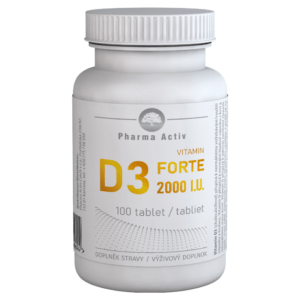 PHARMA ACTIV Vitamin D3 forte 2000 I.U. 100 tablet