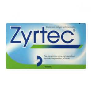 ZYRTEC 10 mg 7 potahovaných tablet