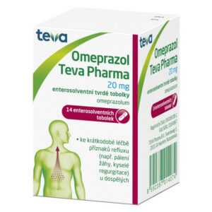 OMEPRAZOL Teva Pharma 20 mg 14 tobolek