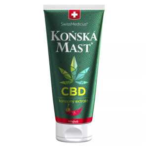 SWISSMEDICUS Koňská mast s CBD hřejivá 200 ml