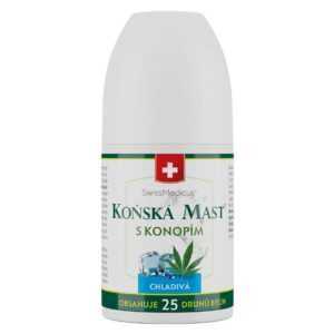 SWISSMEDICUS Koňská mast s konopím chladivá – roll-on 90 ml