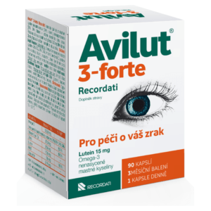 AVILUT 3-forte Recordati 90 kapslí