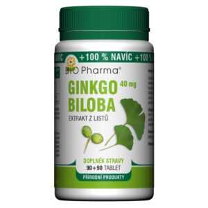 BIO PHARMA Ginkgo Biloba extrakt 40 mg 90+90 tablet