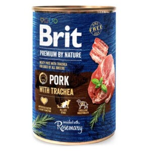BRIT Premium by Nature Pork & Trachea konzerva pro psy 1 ks
