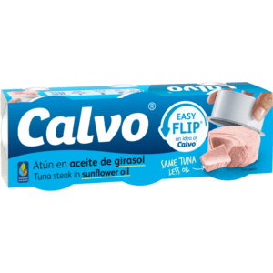 CALVO Tuňák ve slunečnicovém oleji 3 x 65 g