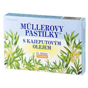 DR. MÜLLER Müllerovy pastilky s kajeputovym olejem 24ks ZP