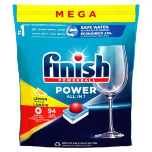 FINISH Power All in 1 Kapsle do myčky nádobí Lemon Sparkle 94 ks