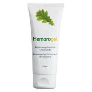 HEMOROGEL Kožní mast při obtížích s hemoroidy 50 ml