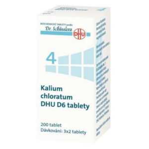 DR. SCHÜSSLERA Kalium chloratum DHU D6 No.4 200 tablet