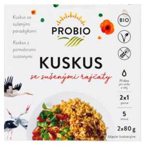 PROBIO Kuskus se sušenými rajčaty BIO 2 x 80 g