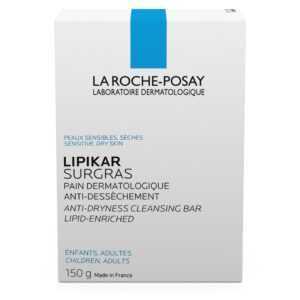 LA ROCHE-POSAY Lipikar Surgras Tuhé mýdlo 150 g