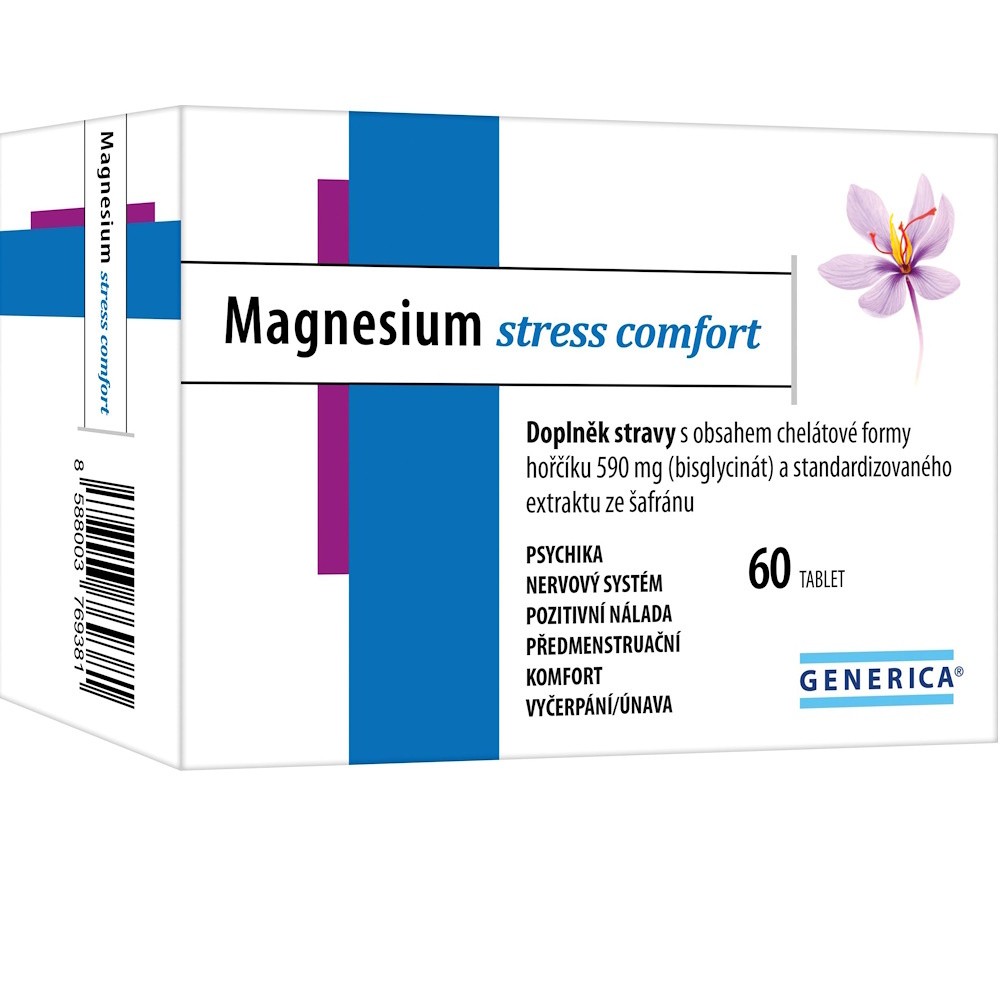 GENERICA Magnesium stress comfort 60 tablet