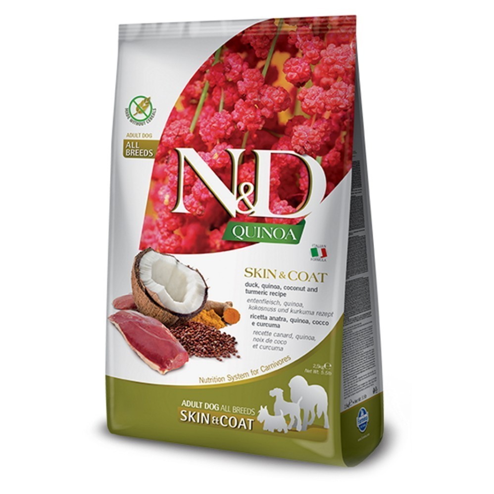 N&D Quinoa Skin & Coat Duck & Coconut pro psy 2