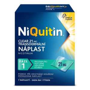 NIQUITIN Clear 21 mg 7 ks náplastí