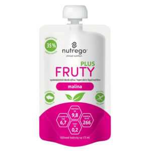 NUTREGO Fruty plus výživa malina 4 x 175 ml