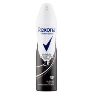 REXONA Invisible on Black + White Clothes Antiperspirant sprej 150 ml