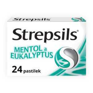 STREPSILS Mentol a Eukalyptus 24 pastilek