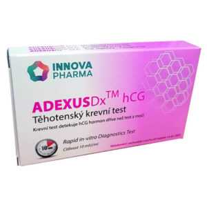 INNOVA PHARMA Adexus HCG Těhotenský krevní test 1 kus