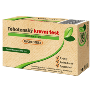 VITAMIN STATION Babycheck - 1 WB rychlotest těhotenský krevní test samodiagnostický 1 kus