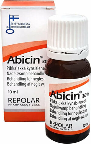 REPOLAR  Abicin 30% pryskyřicový lak proti plísňovým infekcím nehtů 10ml