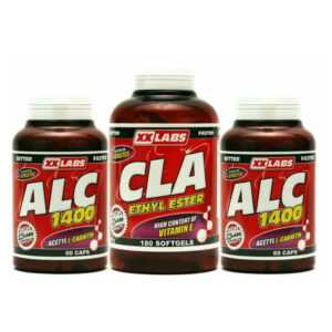XXLABS ALC 1400 60tbl. + ALC 1400 60cps. + CLA Ethyl Ester 60 tablet ZDARMA