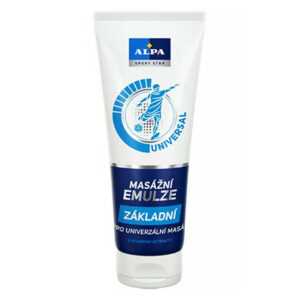 ALPA Masážní emulze základní + kreatin 210 ml