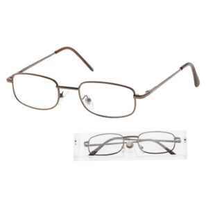 KEEN Čtecí brýle + 2.50 šedohnědé v etui
