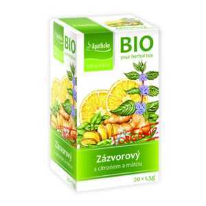 APOTHEKE Zázvorový čaj s citronem a mátou BIO 20x1