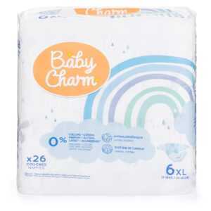 BABY CHARM Super Dry Flex XL vel.6 pleny 13-18 kg 26 ks