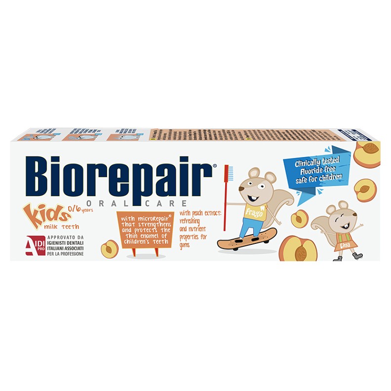 BIOREPAIR Kids Zubní pasta pro děti 0-6 let Broskev 50 ml